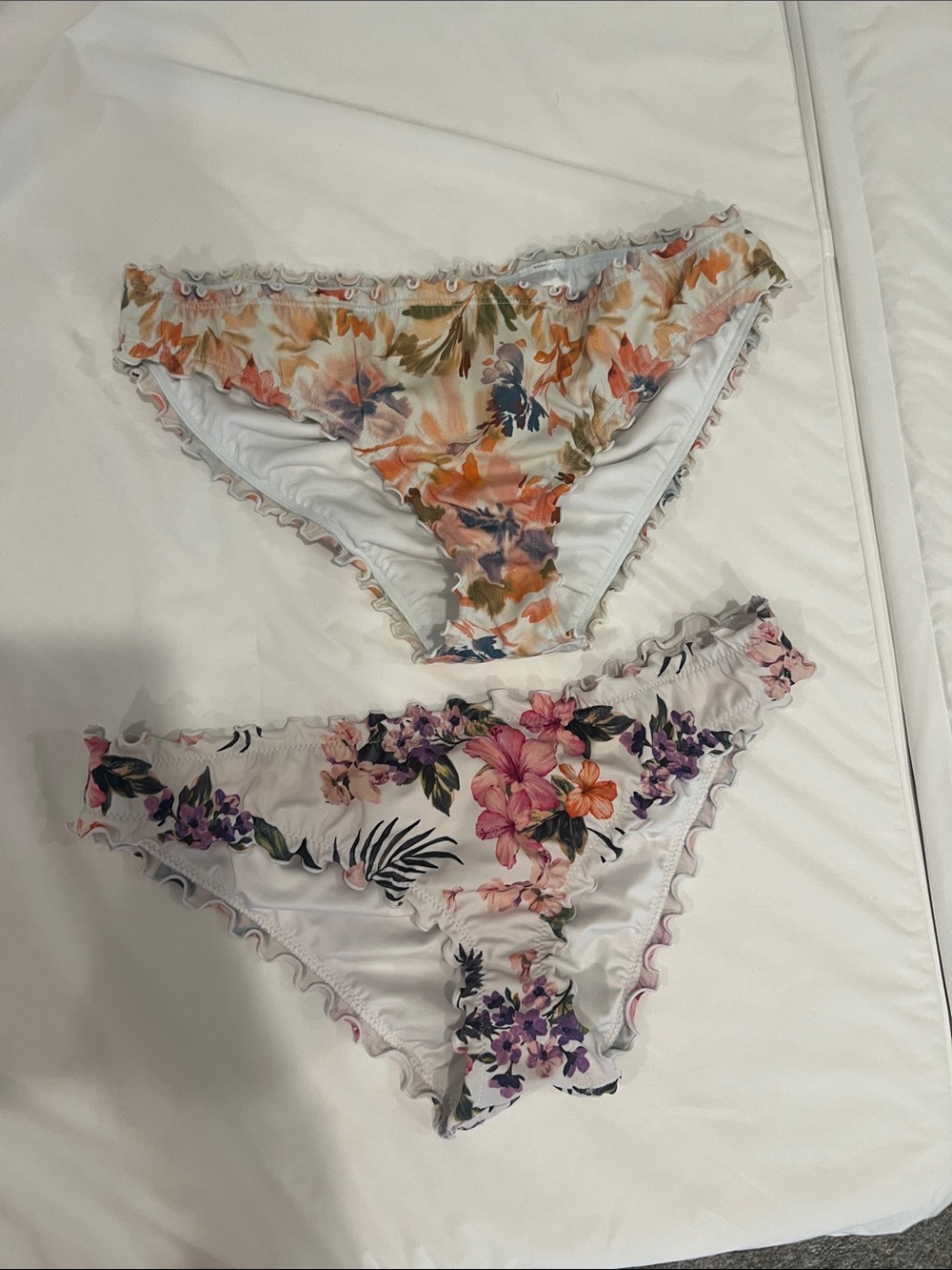 Shade & Shore Floral Scrunchy Bottom Bikini Bottoms